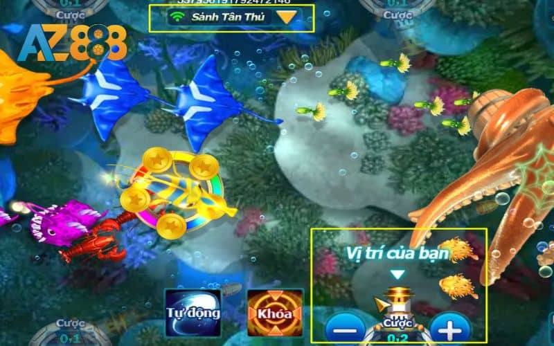 Chọn sảnh chơi và điều chỉnh cược để bắn cá Chọn sảnh chơi và điều chỉnh cược để bắn cá