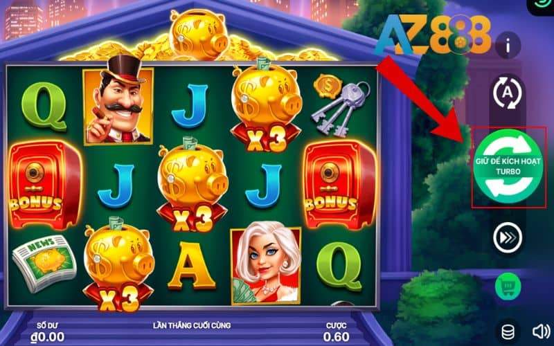 Hướng dẫn các bước tham gia trò chơi nổ hũ siêu trộm heo vàng tại AZ888 Hướng dẫn các bước tham gia trò chơi nổ hũ siêu trộm heo vàng tại AZ888